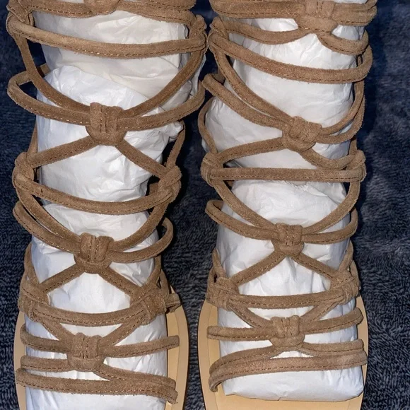 New Rag & Bone Camille Suede Sandals Size 6.5 - Picture 7 of 14